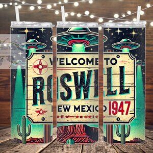 Roswell New Mexico Stainless Steel Tumbler